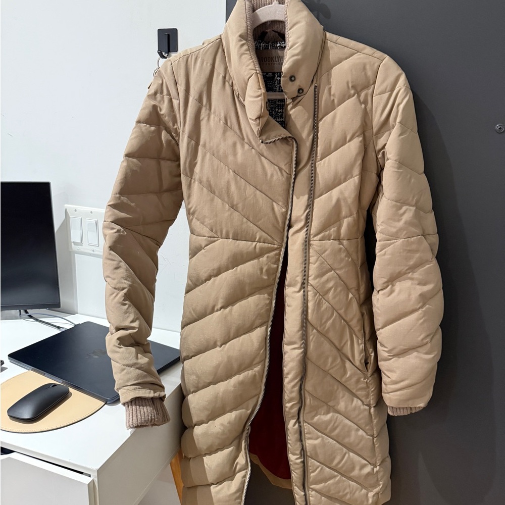 Brooklyn Industries Beige Puffer Jacket